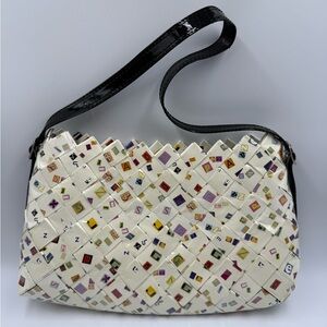 Nahui Ollin Alphabet Woven Purse with Adjustable Strap